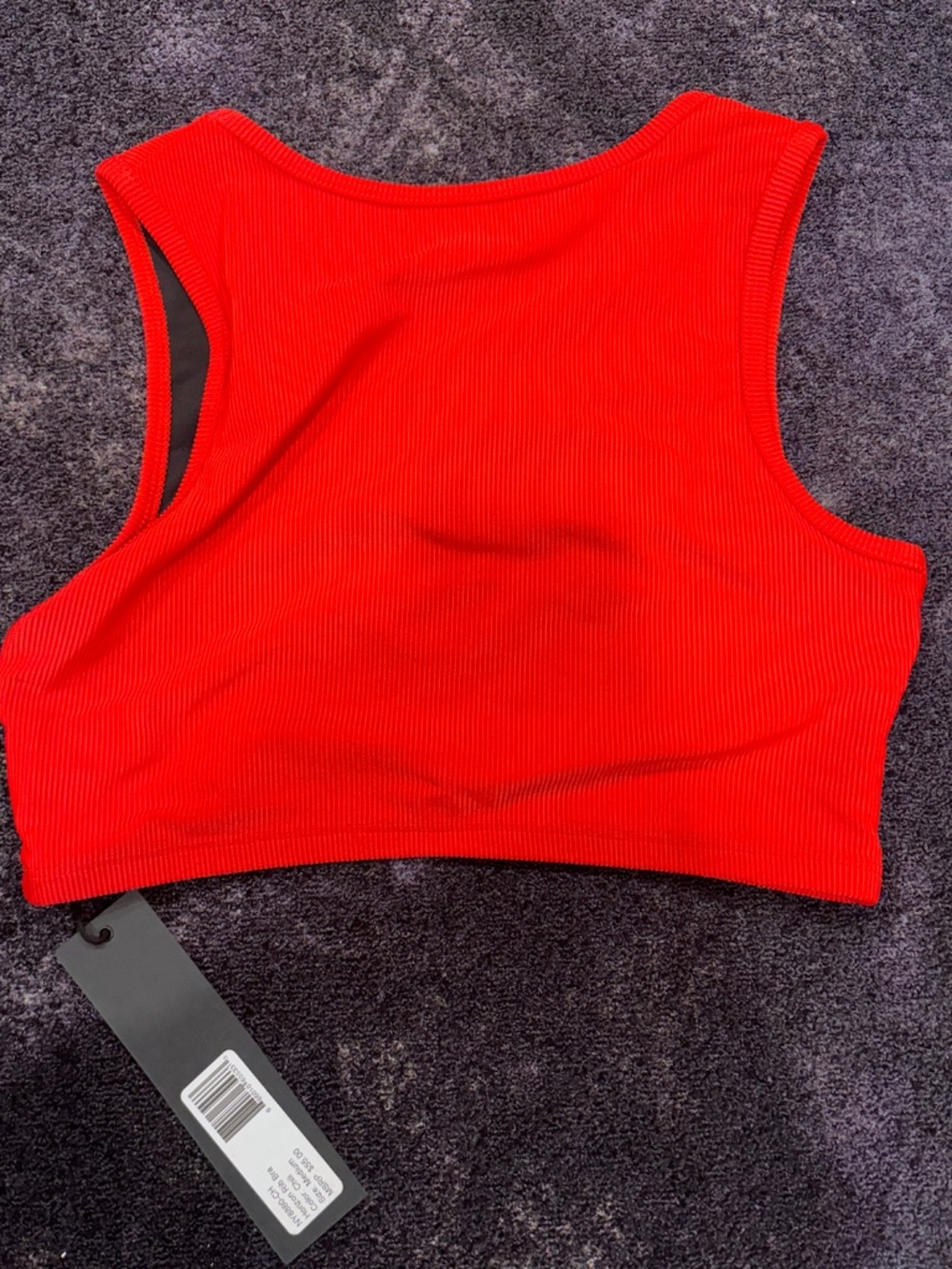 NOLI Horizon Rib Bra | Size M | Color: Chili | NWT